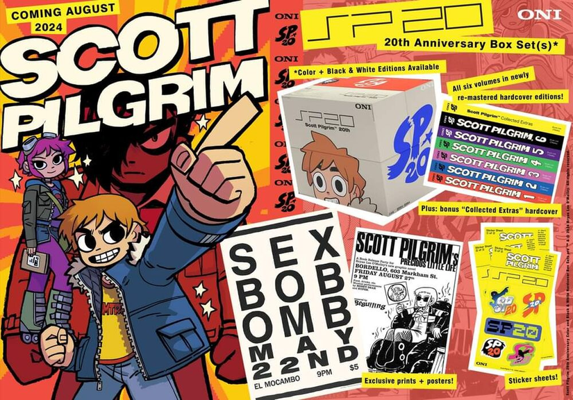 Save over $100 on each of the Scott Pilgrim hardcover box sets