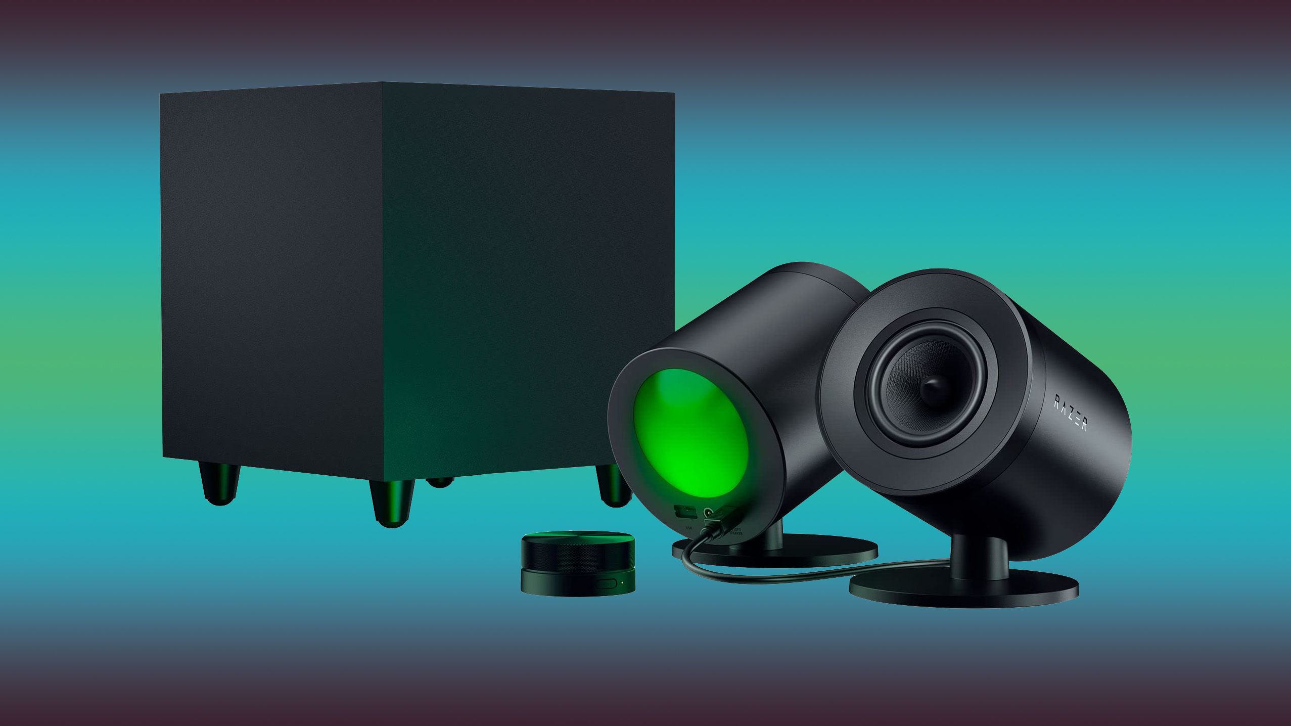 Save over $150 on the Razer Nommo V2 Pro speakers