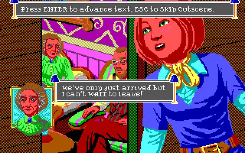 Text parser game The Crimson Diamond is a modern mystery