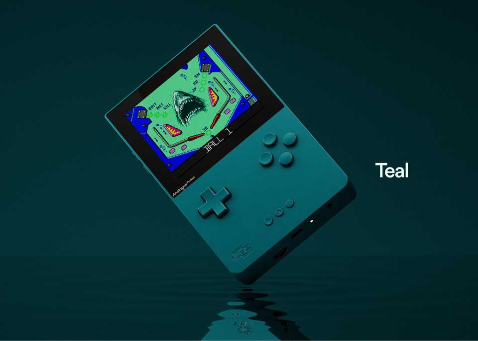 Console Portable Analogue Pocket Teal, édition Limitée, Neuve, 2023