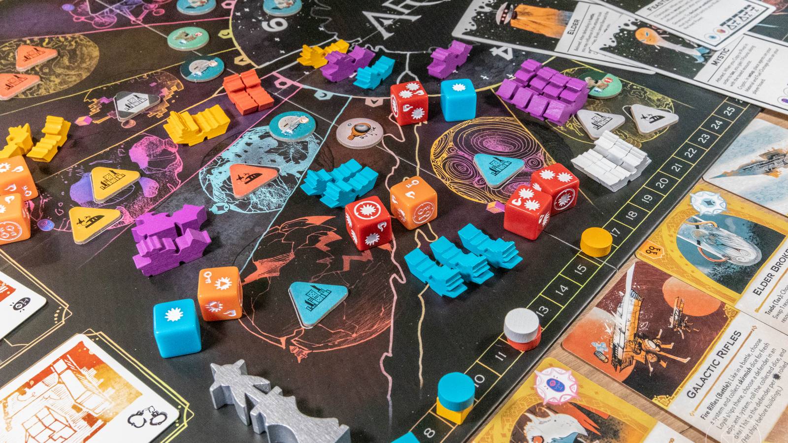 Arcs, from Leder Games, turns a folk card game into a space opera