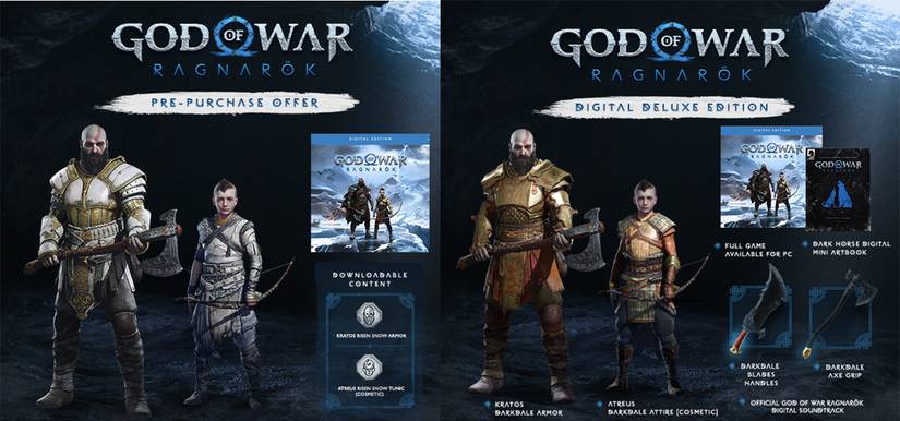 Save 17% when you pre-order God of War Ragnarök for PC