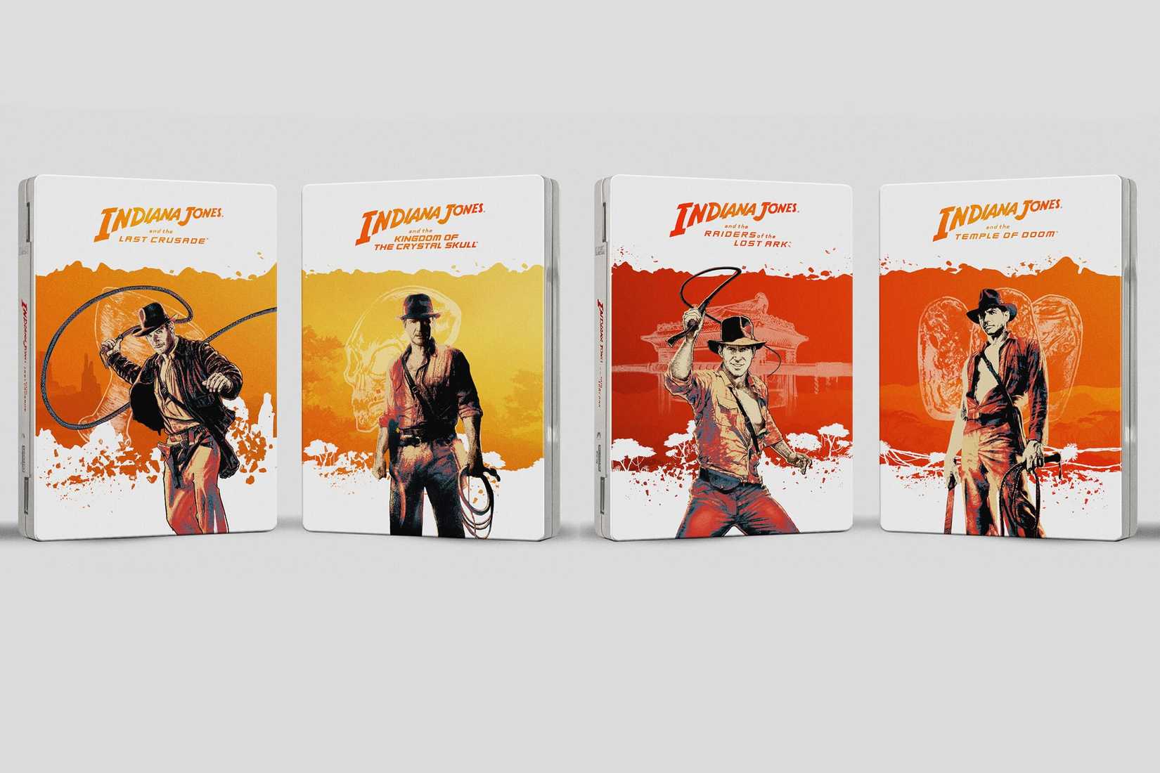 The Indiana Jones Steelbook 4K Blu-ray four-film set is 43% off, image size:1650x1100