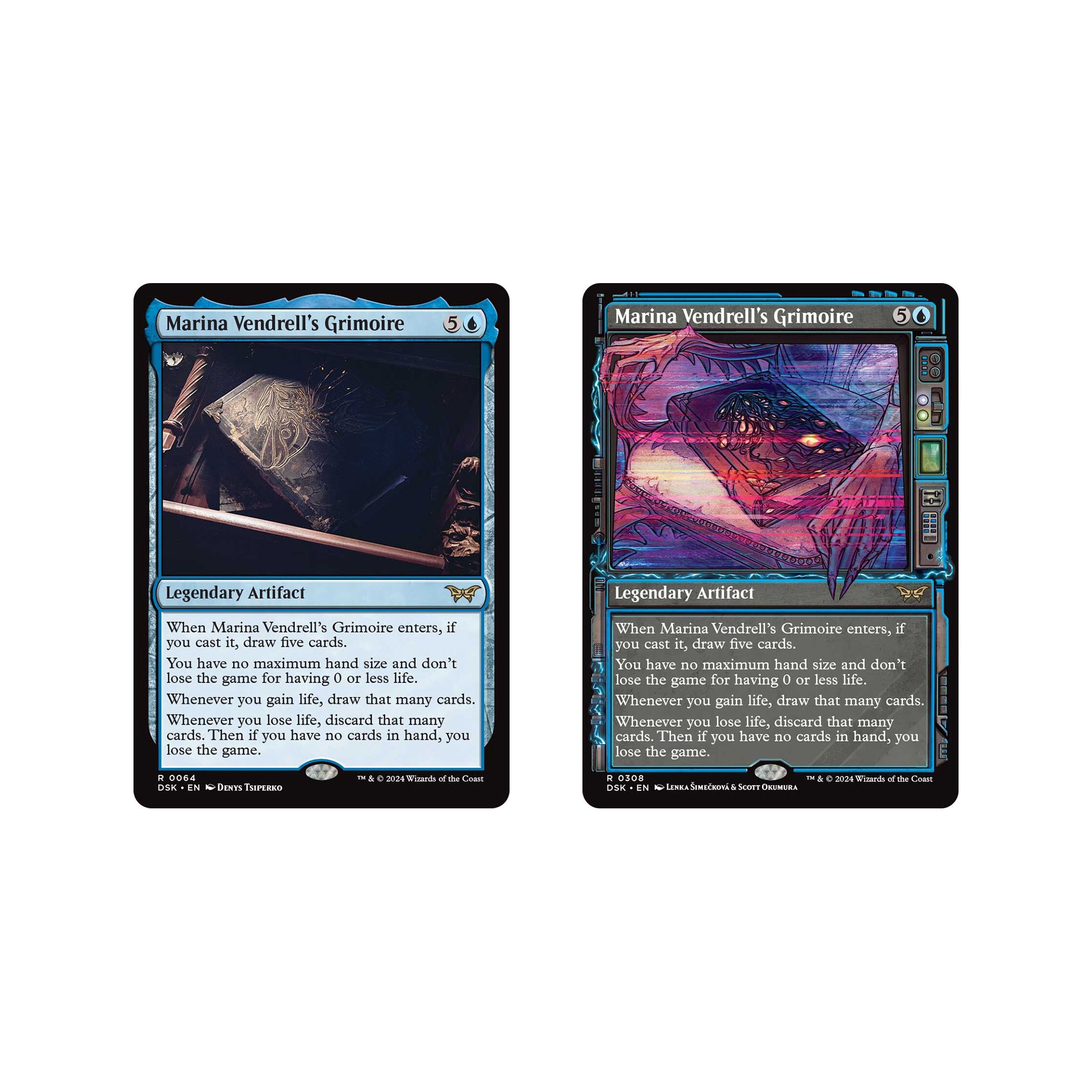 Duskmourn preview cards at Polygon include a nasty little blue book