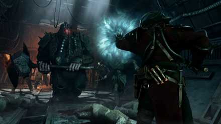 A psyker in Warhammer 40K: Darktide