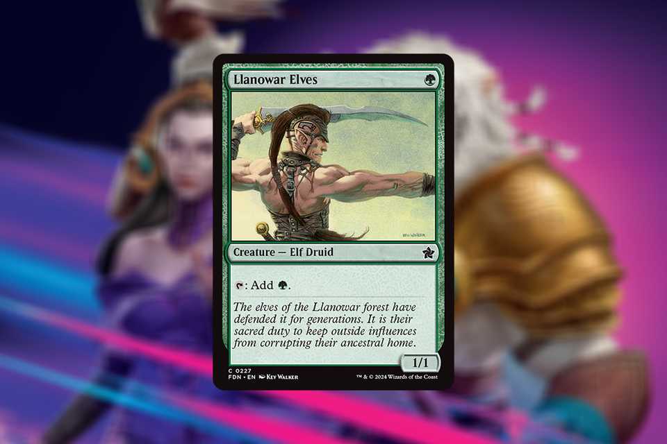 mtg foundations elf cards Magic The Gathering - - Elvish Archdruid Tap ten untapped Elves you control MTG Magic The Gathering Foundations