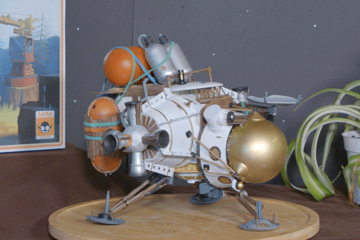 Outer Wilds Hearthian Lander プラモデル You can now buy an adorable replica of Outer Wilds' Hearthian Lander