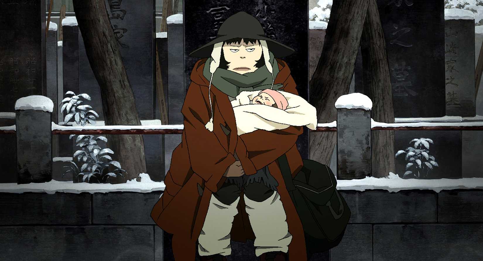 Tokyo Godfathers scene