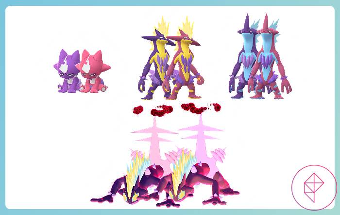 Pokemon GO - Shiny Gigantamax Toxtricity With Special Background (Mini PTC) Pokemon GO - Shiny Gigantamax Toxtricity With Special Background (Mini PTC)