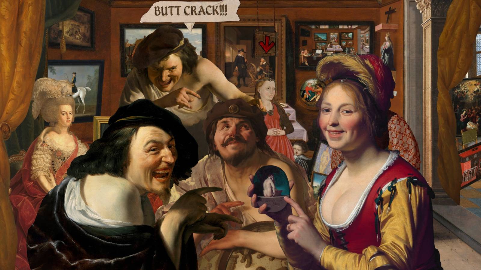 Death of the Reprobate uses Renaissance art to make butt jokes