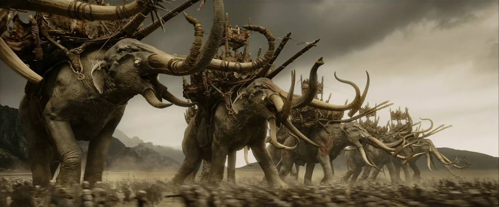 Oliphaunt Rider Lord of the Rings: War of the Rohirrim makes oliphaunts scary again