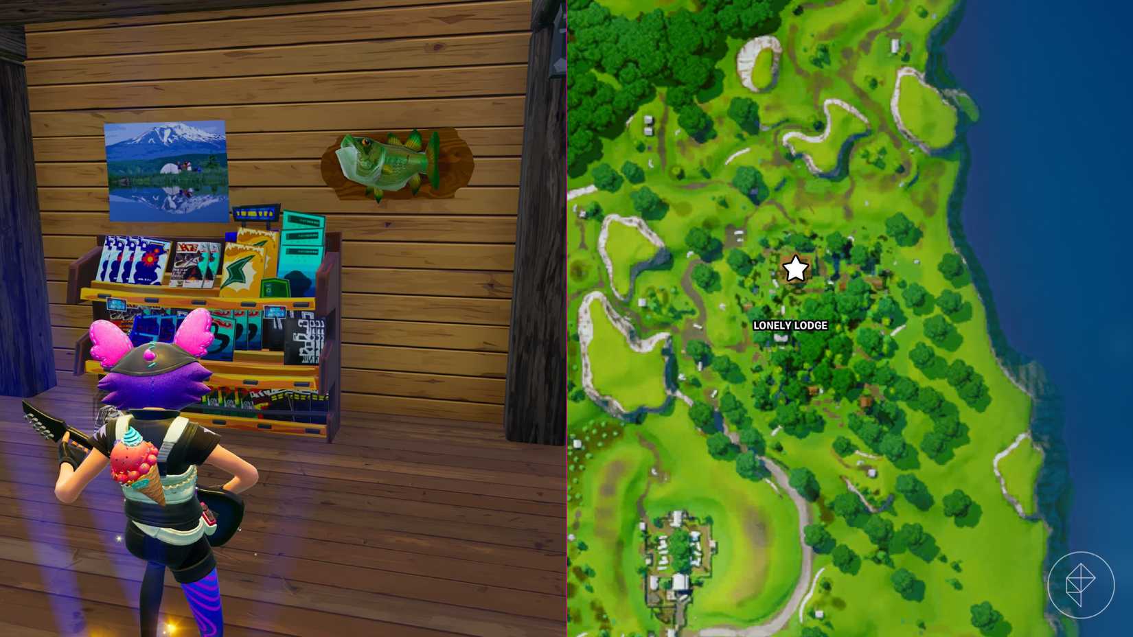 Fish trophy locations in Fortnite OG