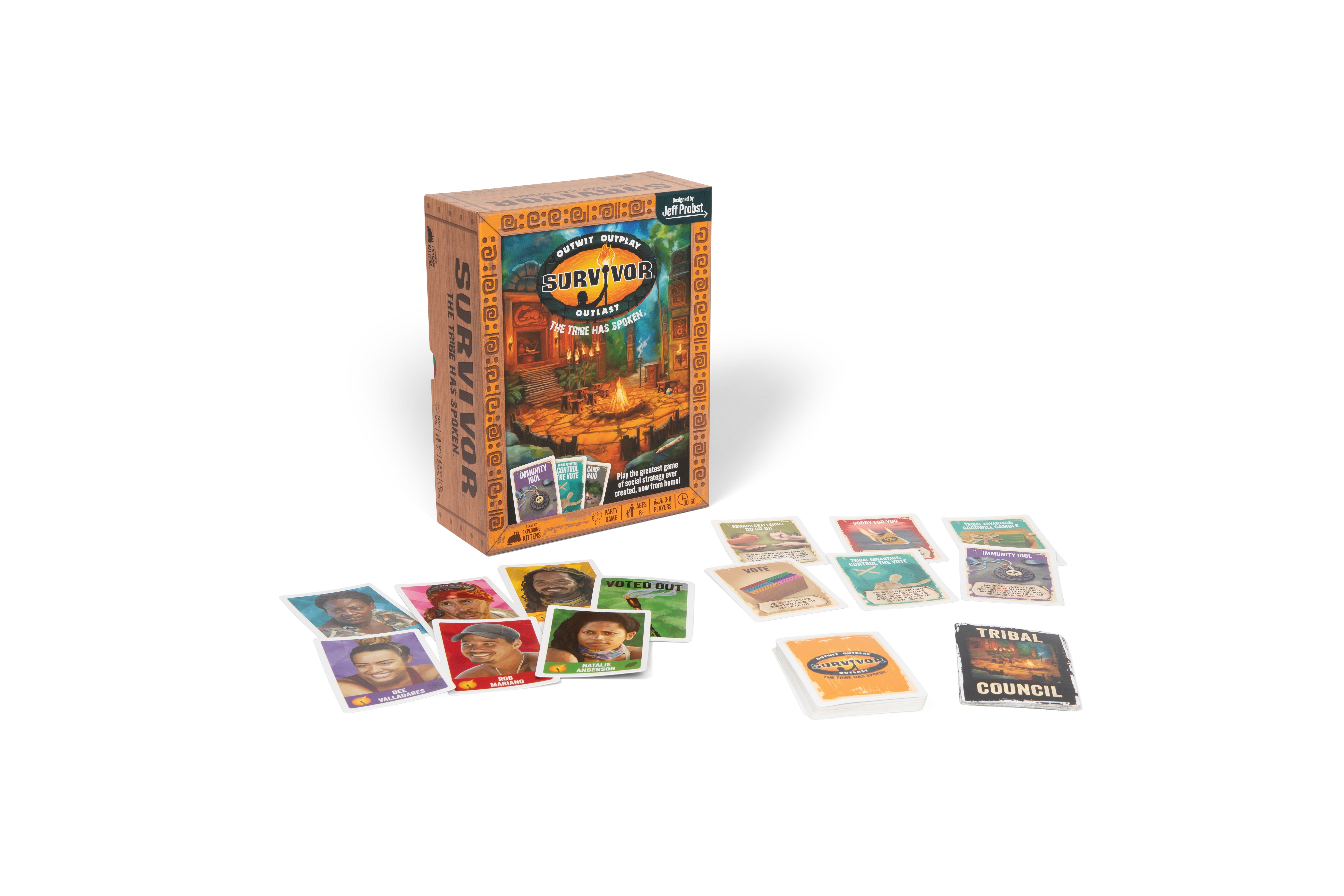 Jeff Probst teams up with Exploding Kittens for Survivor card game