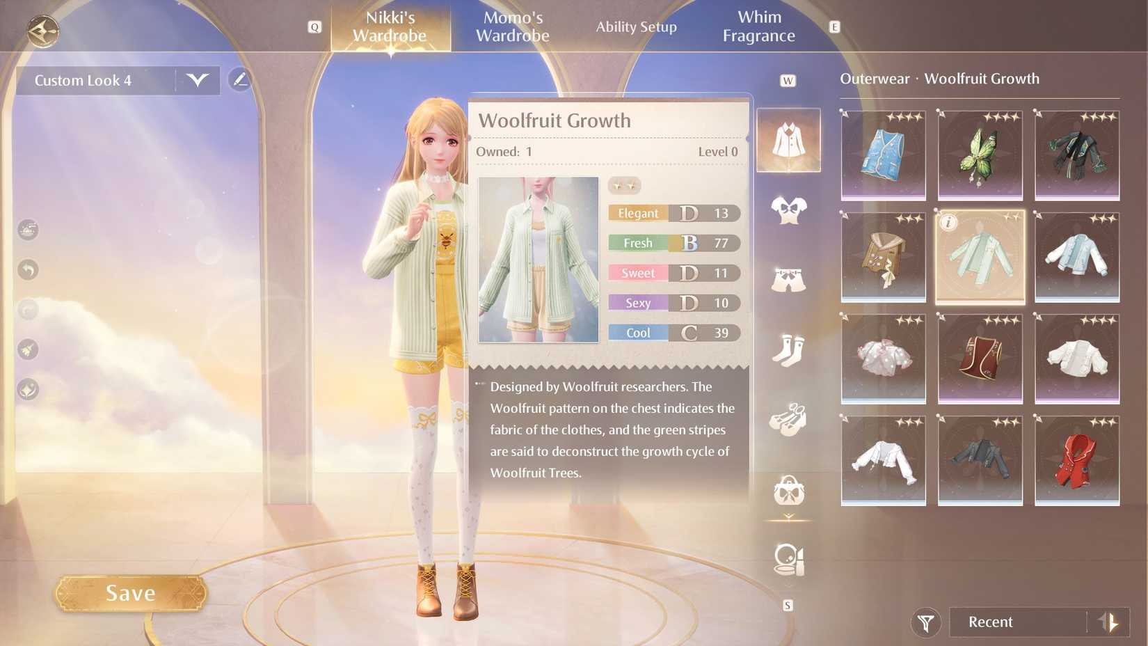 What to wear to solve ‘Kindled Inspiration Natural Design’ in Infinity ...