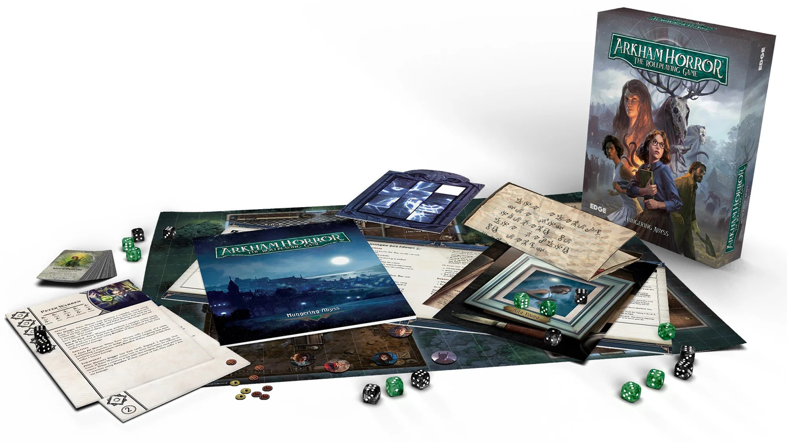 The Arkham Horror Starter Set is an RPG made for board game lovers The Arkham Horror Starter Set is an RPG made for board game lovers