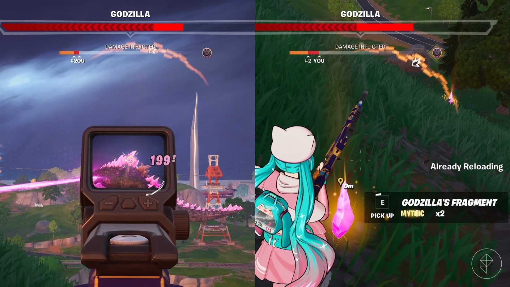 How to get Godzilla’s Fragment in Fortnite
