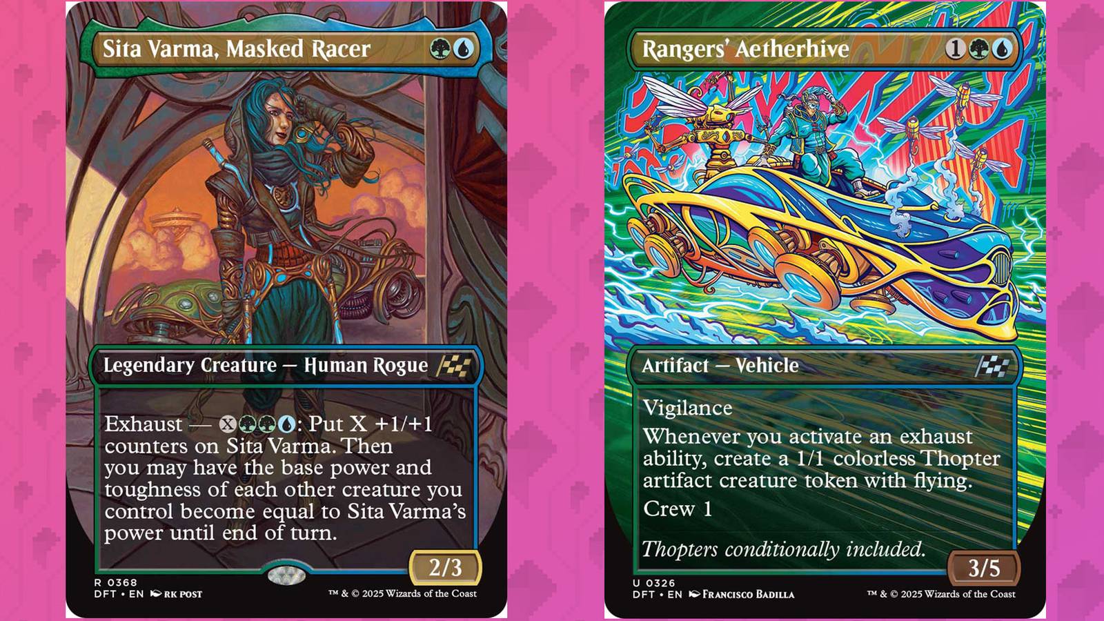 Magic: The Gathering Aetherdrift Commander Decks are up for pre-order