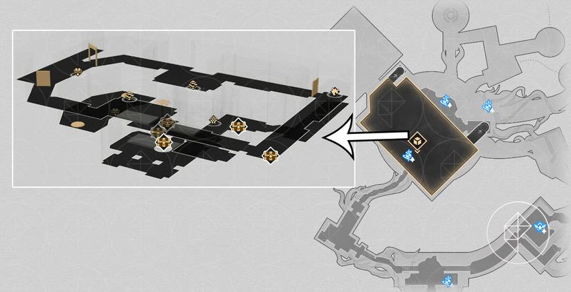 Honkai: Star Rail Amphoreus treasure chest locations and map