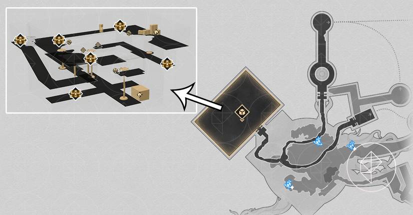 Honkai: Star Rail Amphoreus treasure chest locations and map