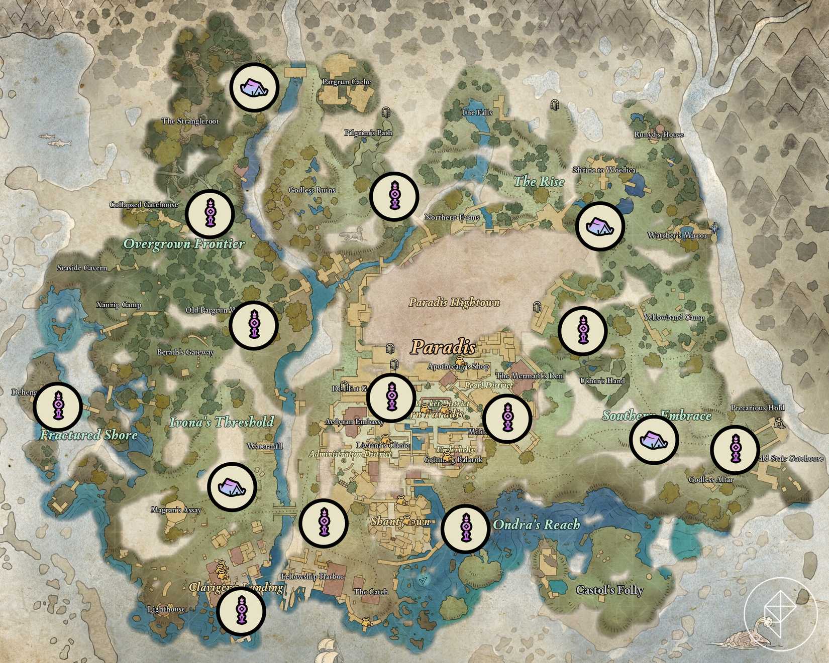 Dawnshore fast travel beacons - Travelbyaina.net