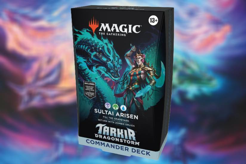 mtg tarkir dragonstorm commander deck sultai Magic: The Gathering Tarkir Dragonstorm Sultai Arisen Commander Deck main image 1