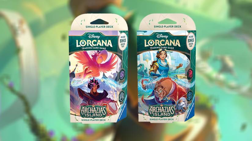Disney Lorcana's Archazia Island decks: good mechanics, weird themes Disney Lorcana's Archazia Island decks: good mechanics, weird themes