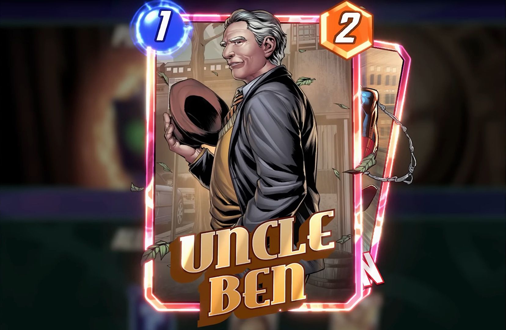 uncle ben mtg card With great power comes... this card some are calling Uncle Ben's Memorial!   #MTGxSpiderMan