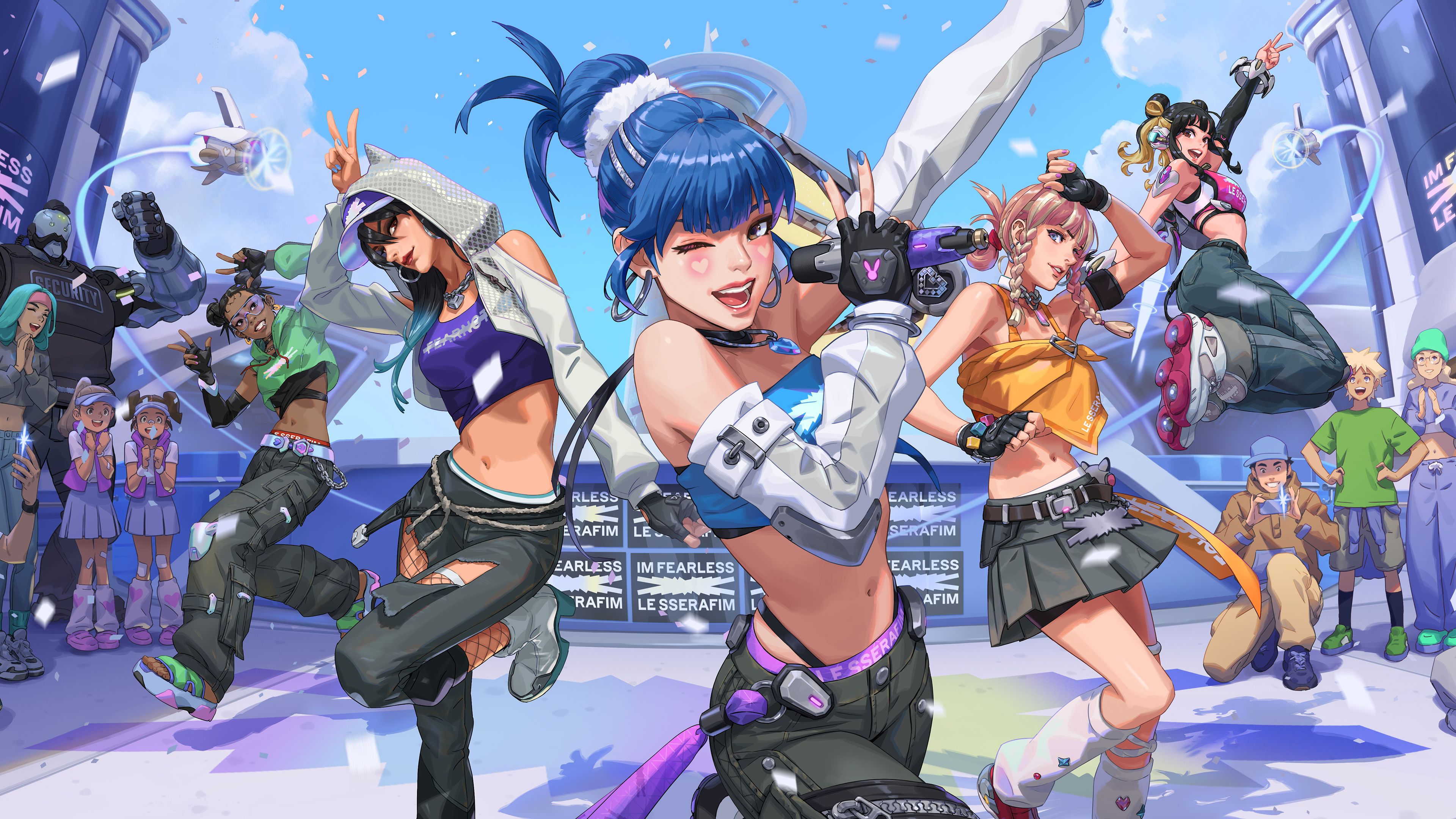 OVERWATCH 2 クリアファイル LE SSERAFIM LE SSERAFIM OVERWATCH 2 クリアファイル - メルカリ