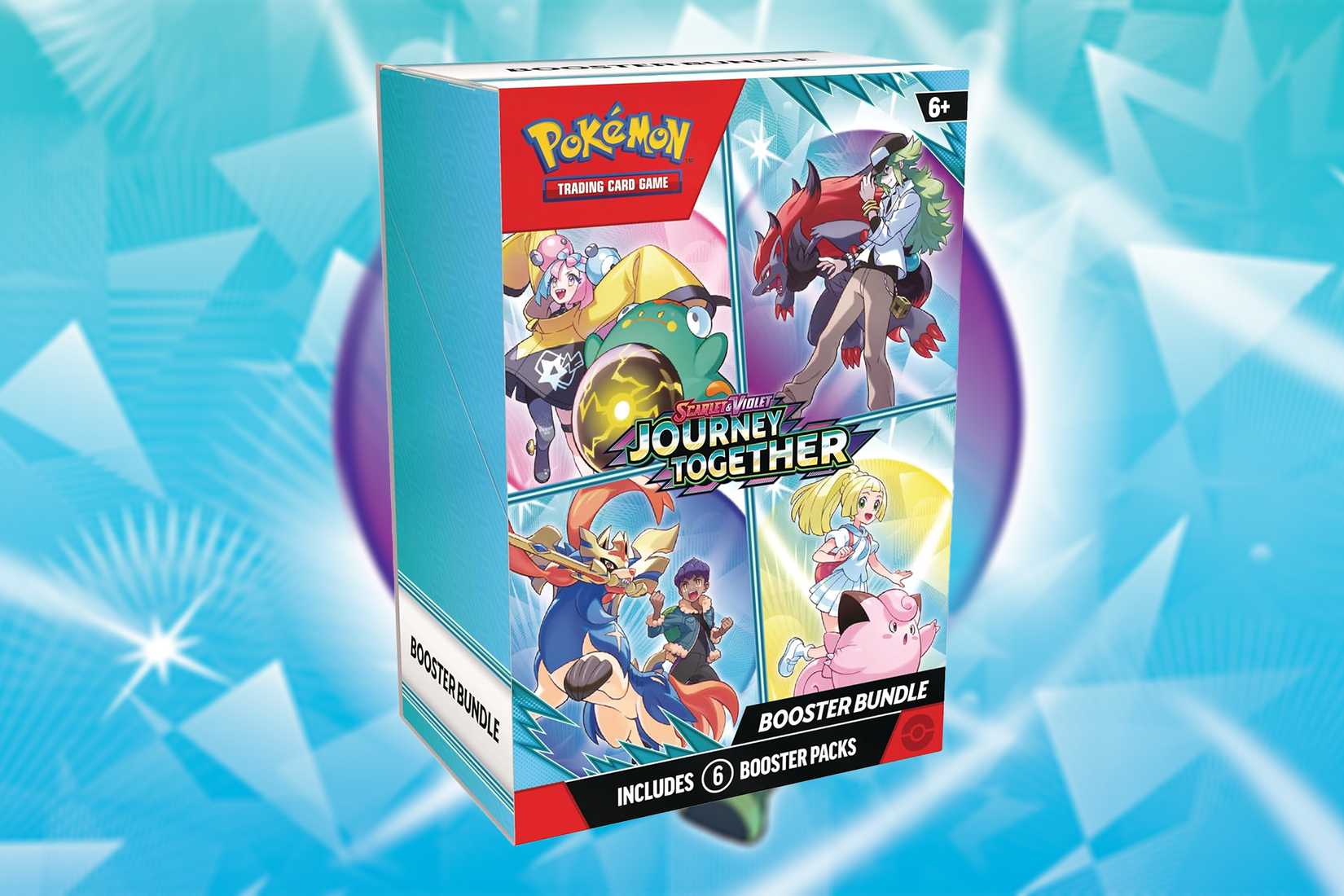 pokemon trading card game scarlet and violet journey together booster Pokemon TCG: Scarlet & Violet (SV09) Journey Together Booster Bundle –  Trademark Cards & Collectibles main image 1