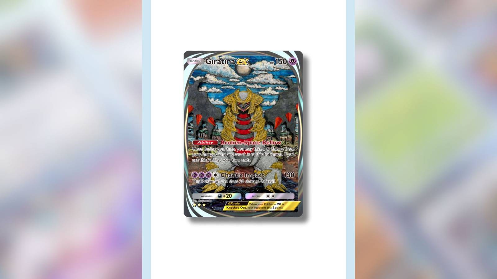 pokemon card giratina ex - Vstar - 131/196 2016 Pokemon World Championships Promo