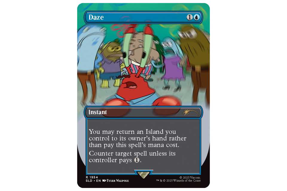 SpongeBob SquarePants joins Magic: The Gathering starting today SpongeBob SquarePants joins Magic: The Gathering starting today