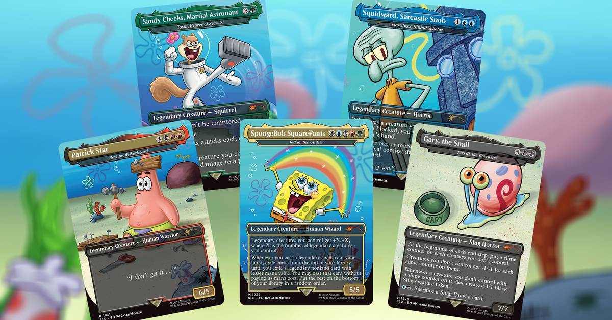 mtg spongebob card Magic The Gathering Secret Lair x Squarepants: Internet Sensation (Non-Foil) : Toys & Games you create a Treasure token. MTG SpongeBob SquarePants - Jodah,