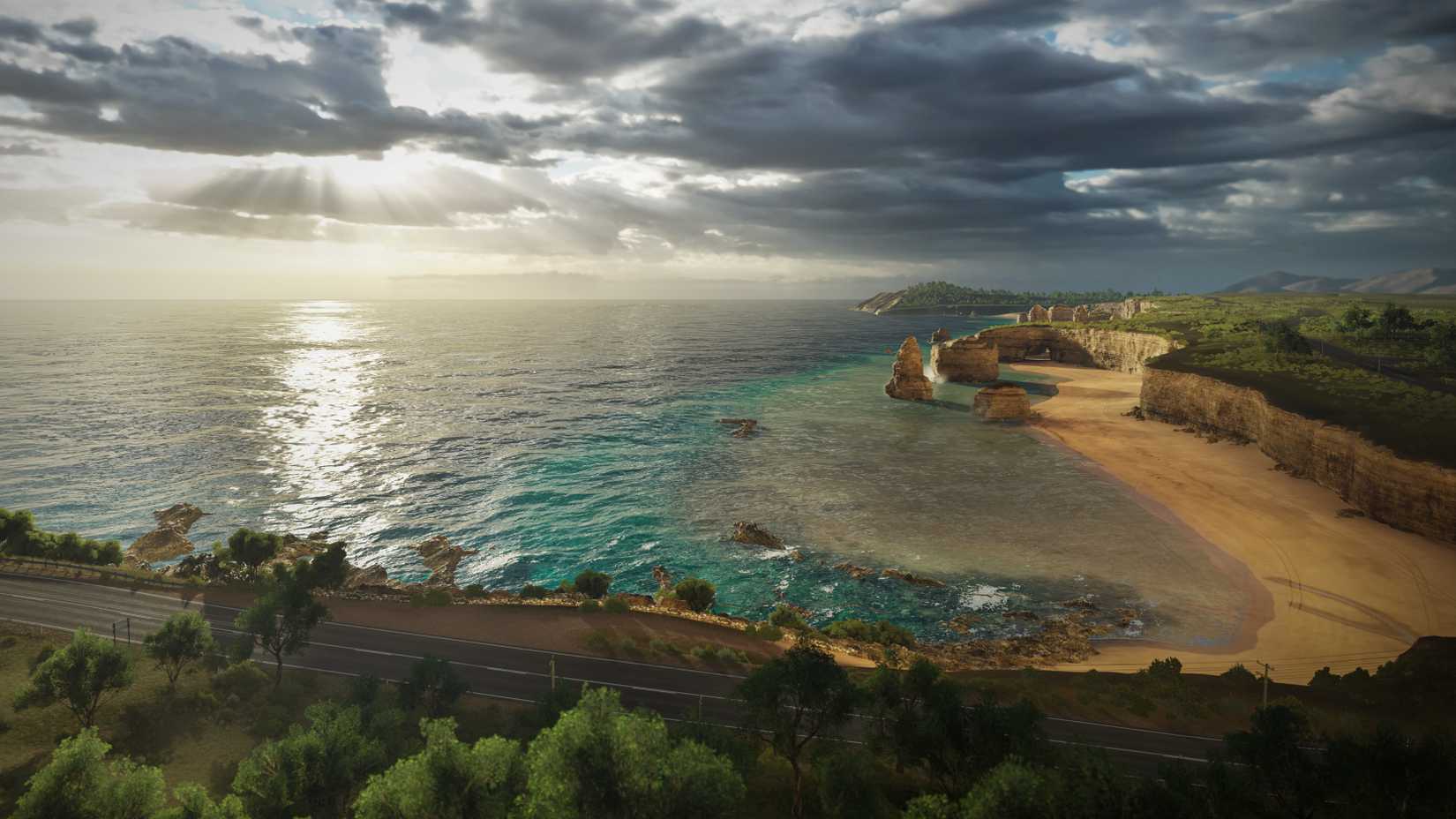 Cung đường Twelve Apostles trong Forza Horizon 3