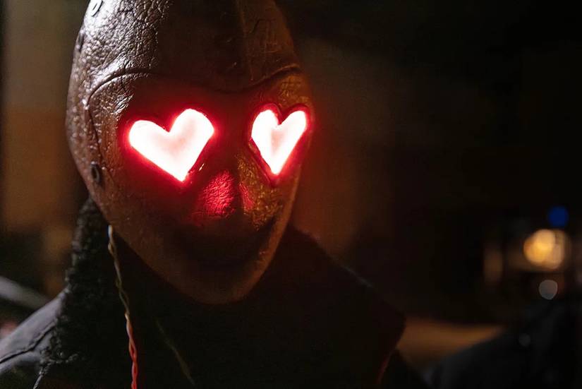 Stills from the romantic slasher Heart Eyes