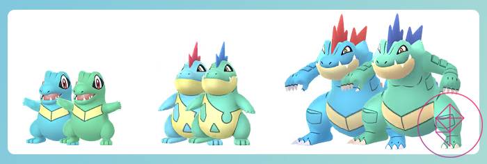 Pokemon GO: 10x Totodile Pokemon Bundle - High Chance For Lucky & Good IVs