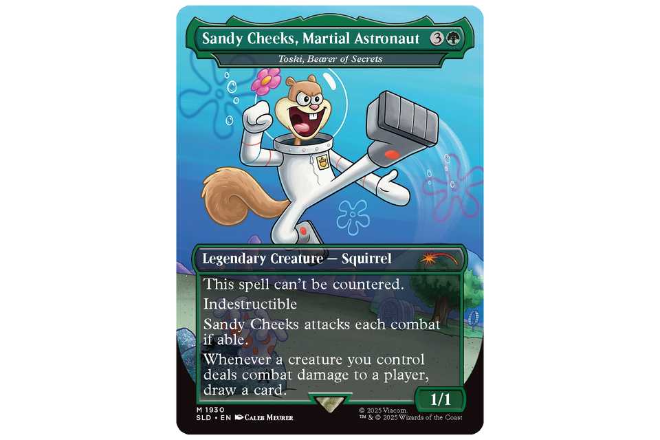 SpongeBob SquarePants joins Magic: The Gathering starting today