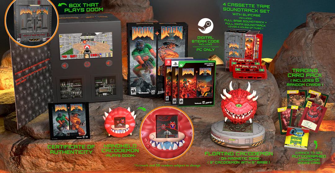 Where to pre-order Doom + Doom 2: Will it Run Edition<p class=