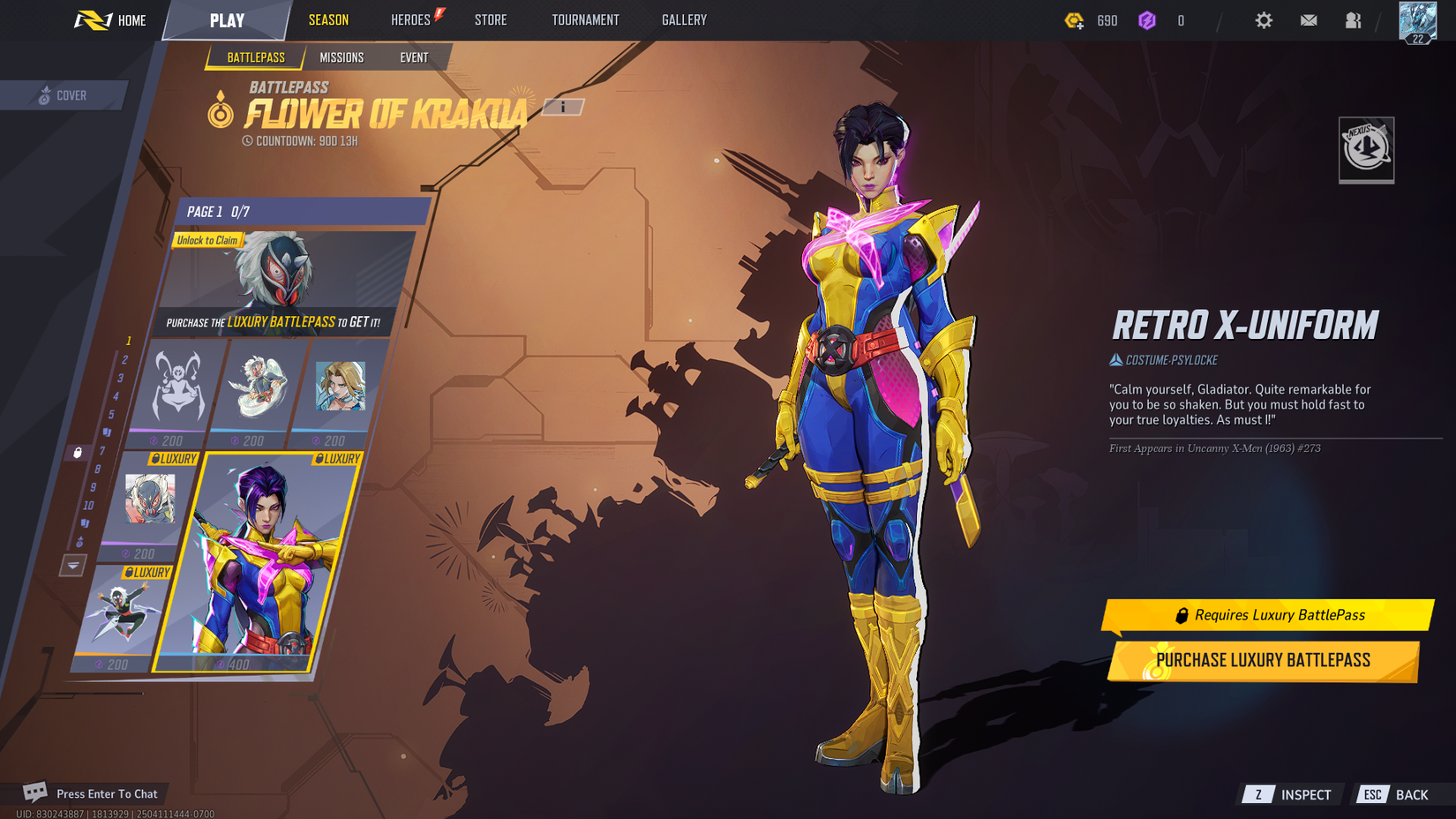 All Marvel Rivals season 2 battle pass skins and rewards