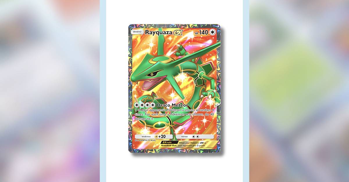 How to get a free full-art Rayquaza ex in Pokmon TCG Pocket How to get a free full-art Rayquaza ex in Pokmon TCG Pocket