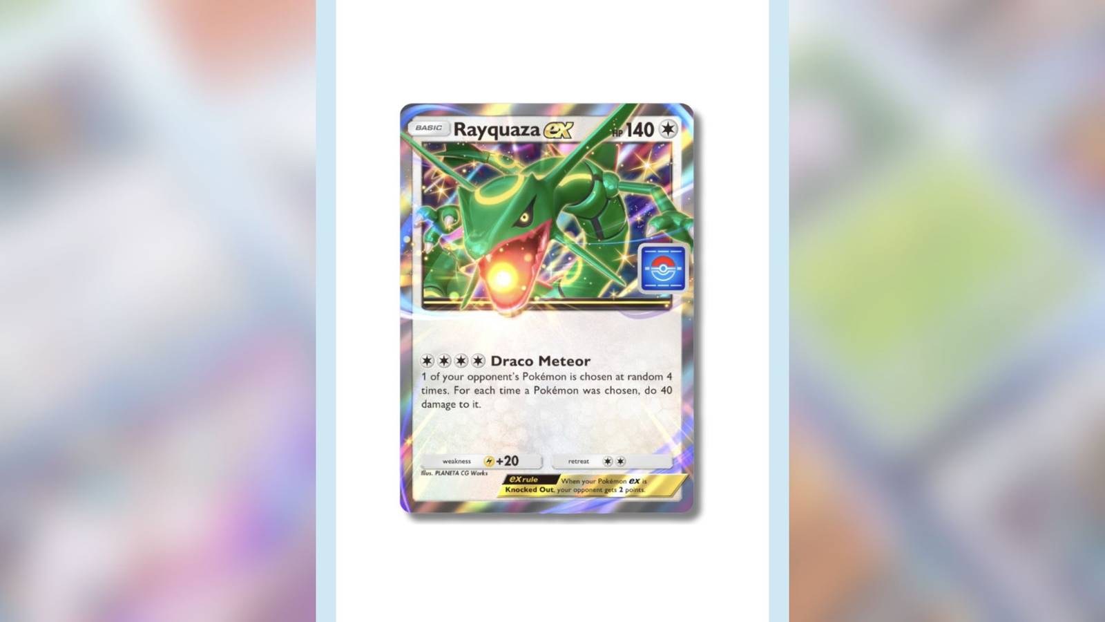 All 'Rayquaza ex Drop Event' cards and best decks in Pokmon TCG Pocket All 'Rayquaza ex Drop Event' cards and best decks in Pokmon TCG Pocket