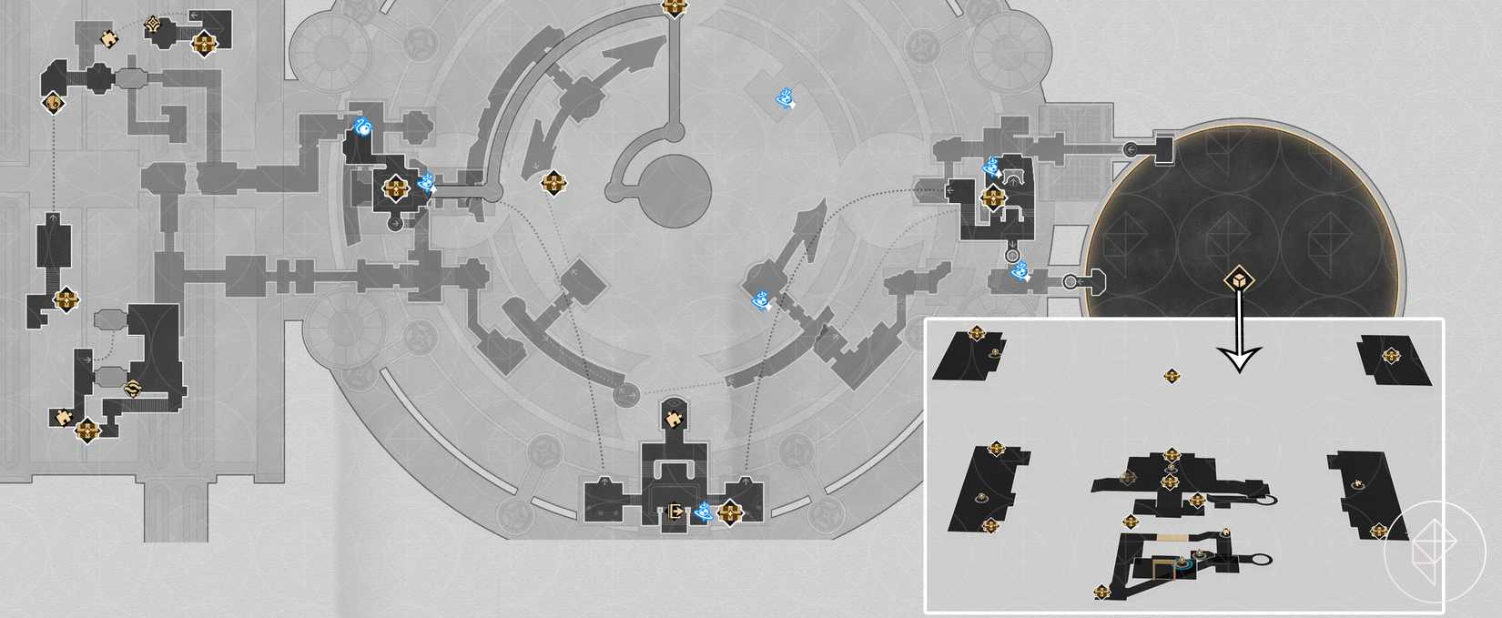 Honkai: Star Rail Amphoreus treasure chest locations and map