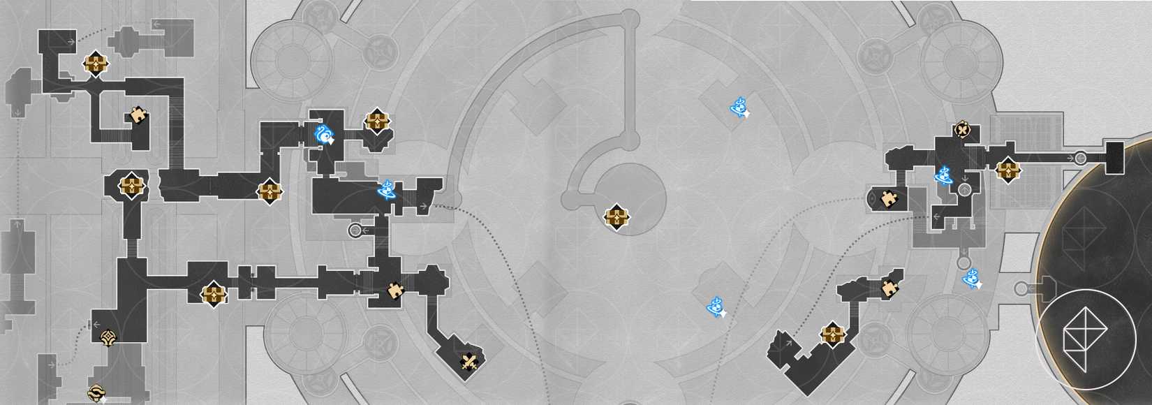 Honkai: Star Rail Amphoreus treasure chest locations and map