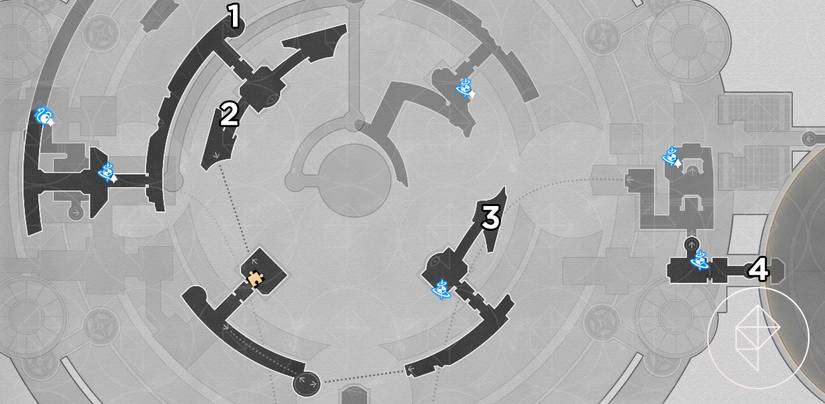 Where to find all nymphs in Honkai: Star Rail