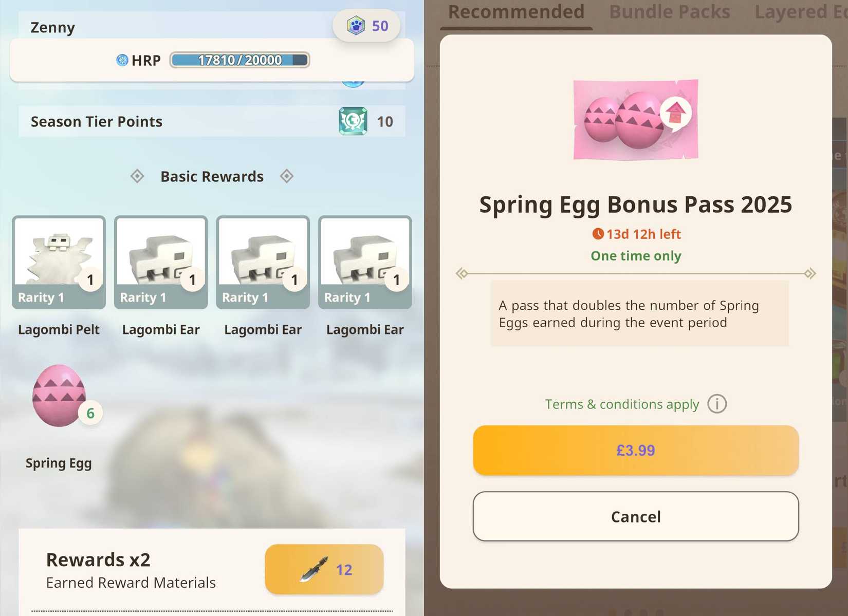 How to get Spring Eggs and Rainbow Eggs in Monster Hunter Now