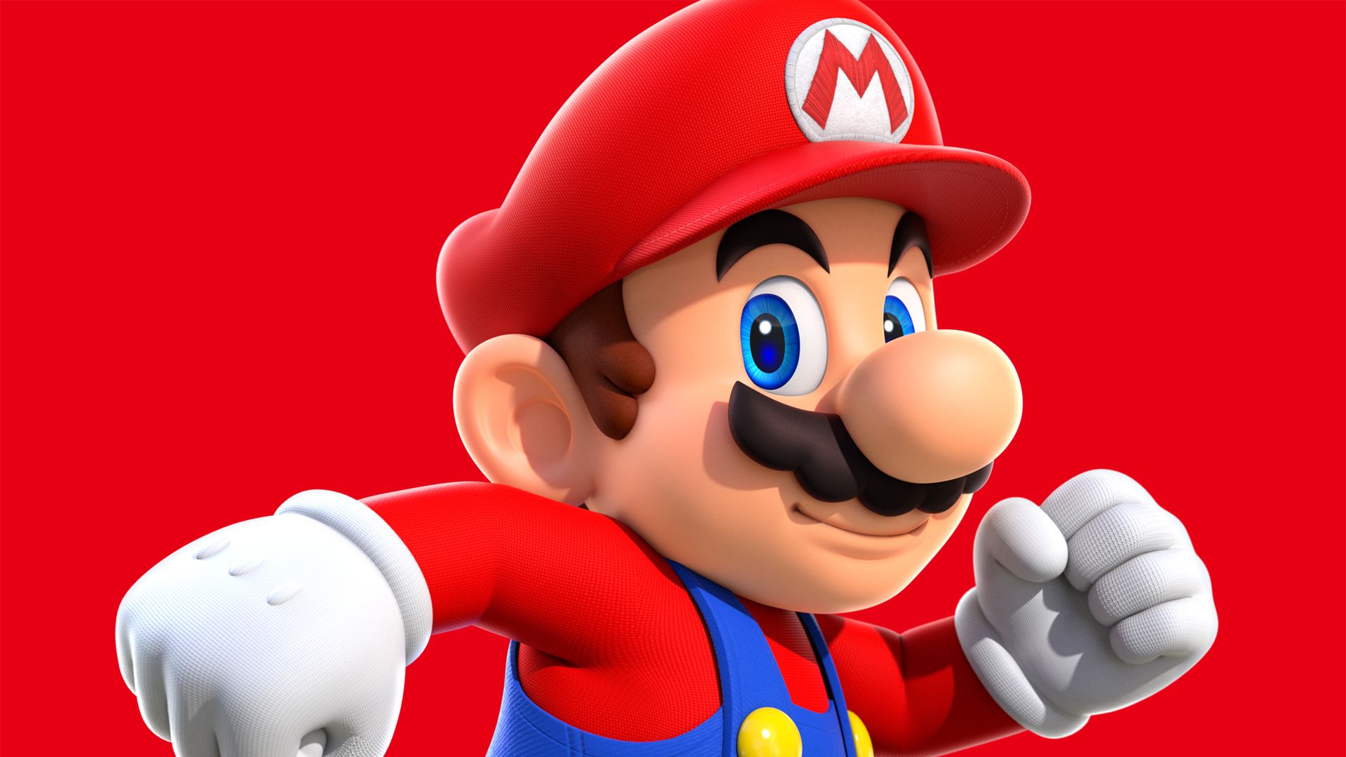 Artwork of Mario running from Super Mario Run
