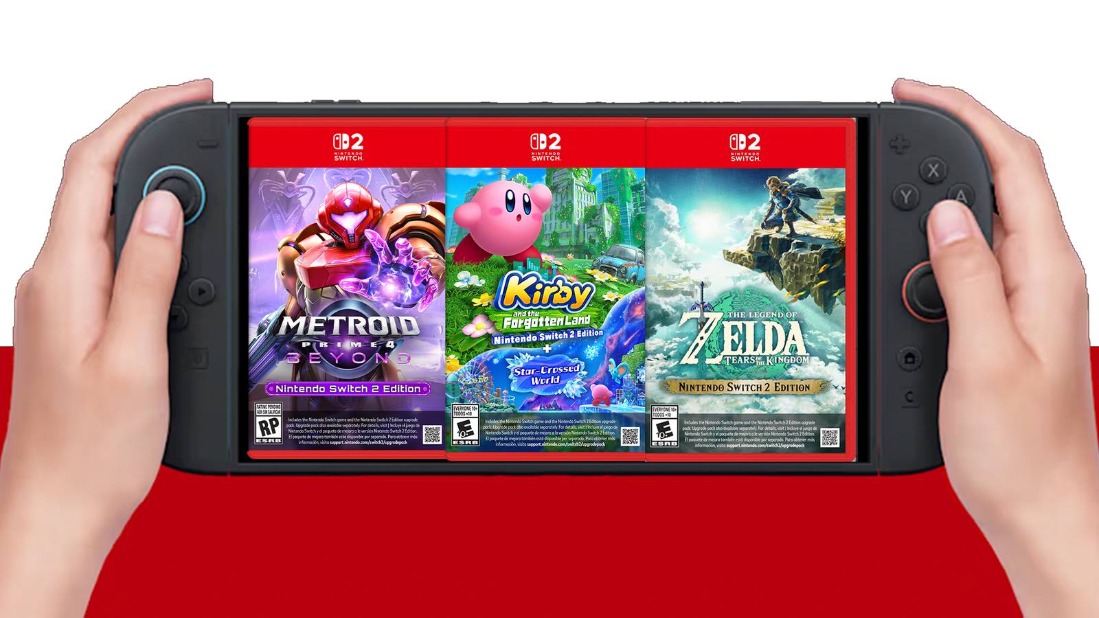 Fan Sensor Box Switch 2 box art changes have Nintendo fans screaming in pain