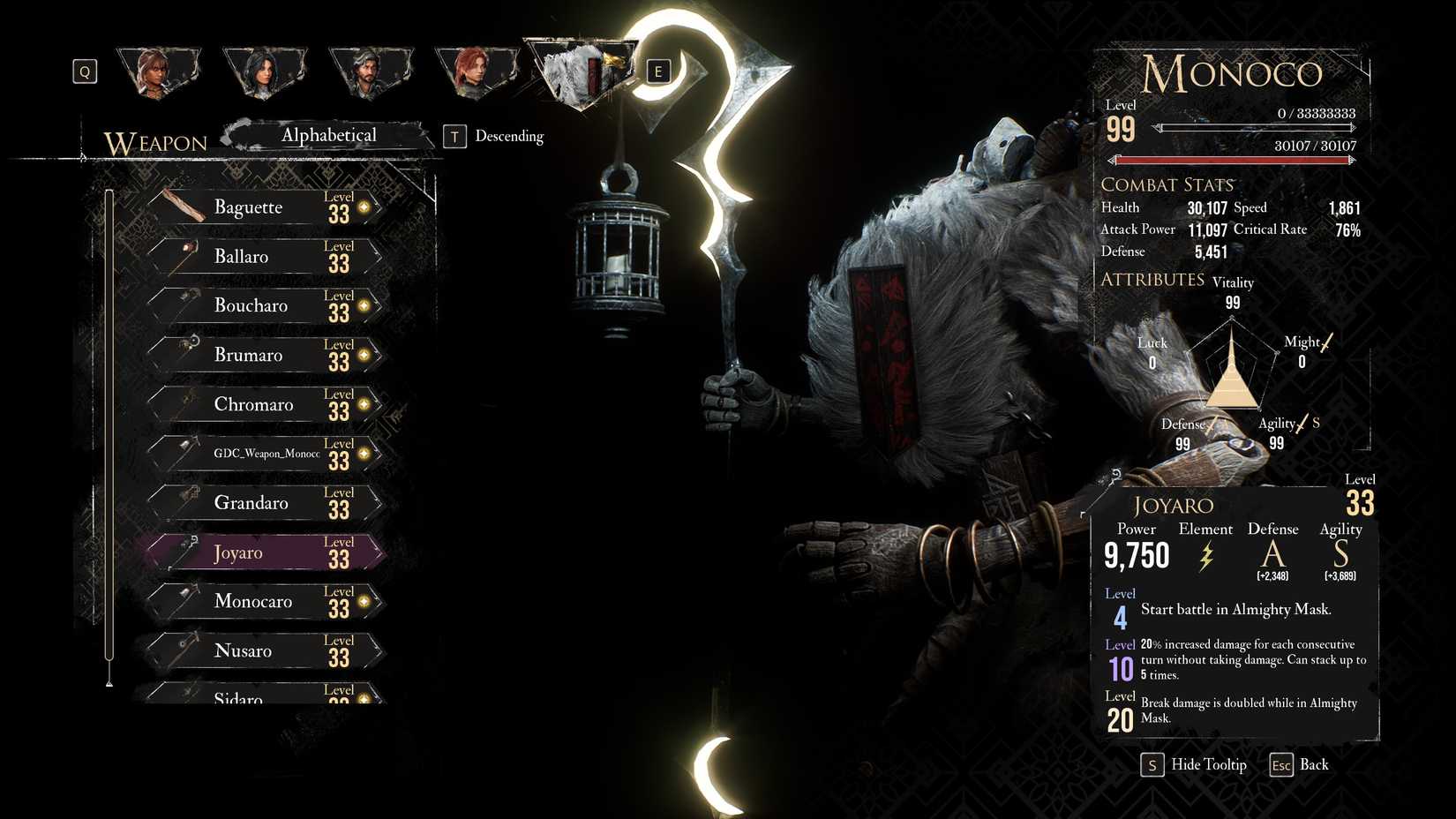 Best Monoco build in Clair Obscur Expedition 33