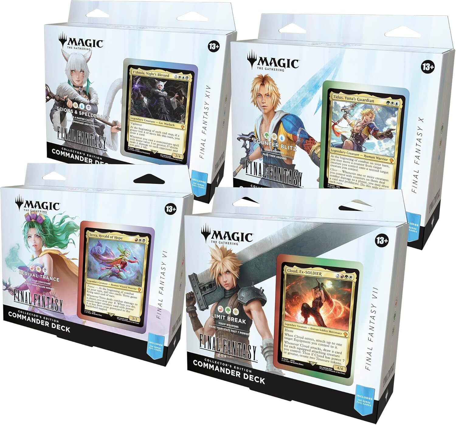 FINAL FANTASY COMMANDER DECK 2種セット Magic's Final Fantasy commander deck pre-orders are selling fast