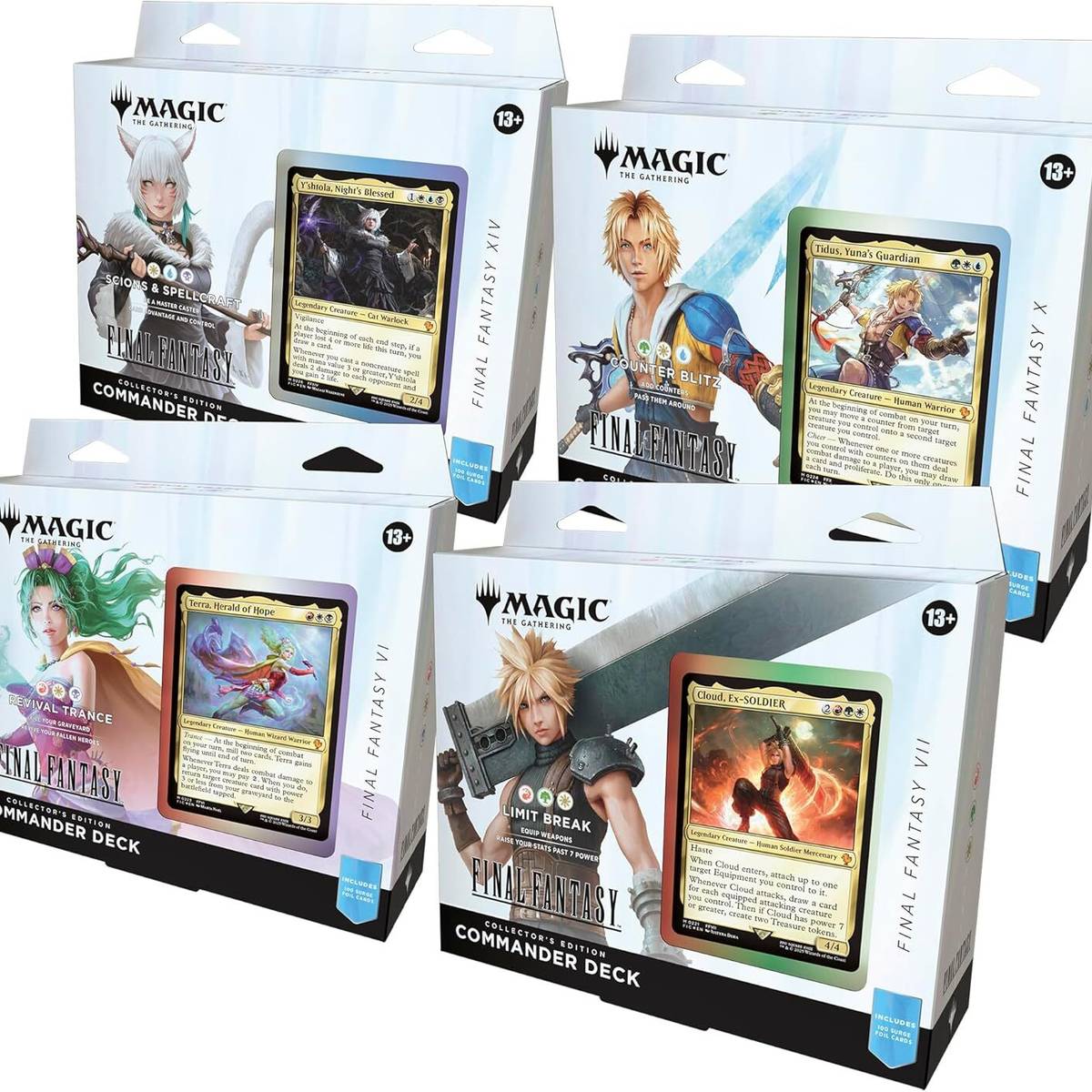 Magic's Final Fantasy commander deck pre-orders are selling fast Magic's Final Fantasy commander deck pre-orders are selling fast