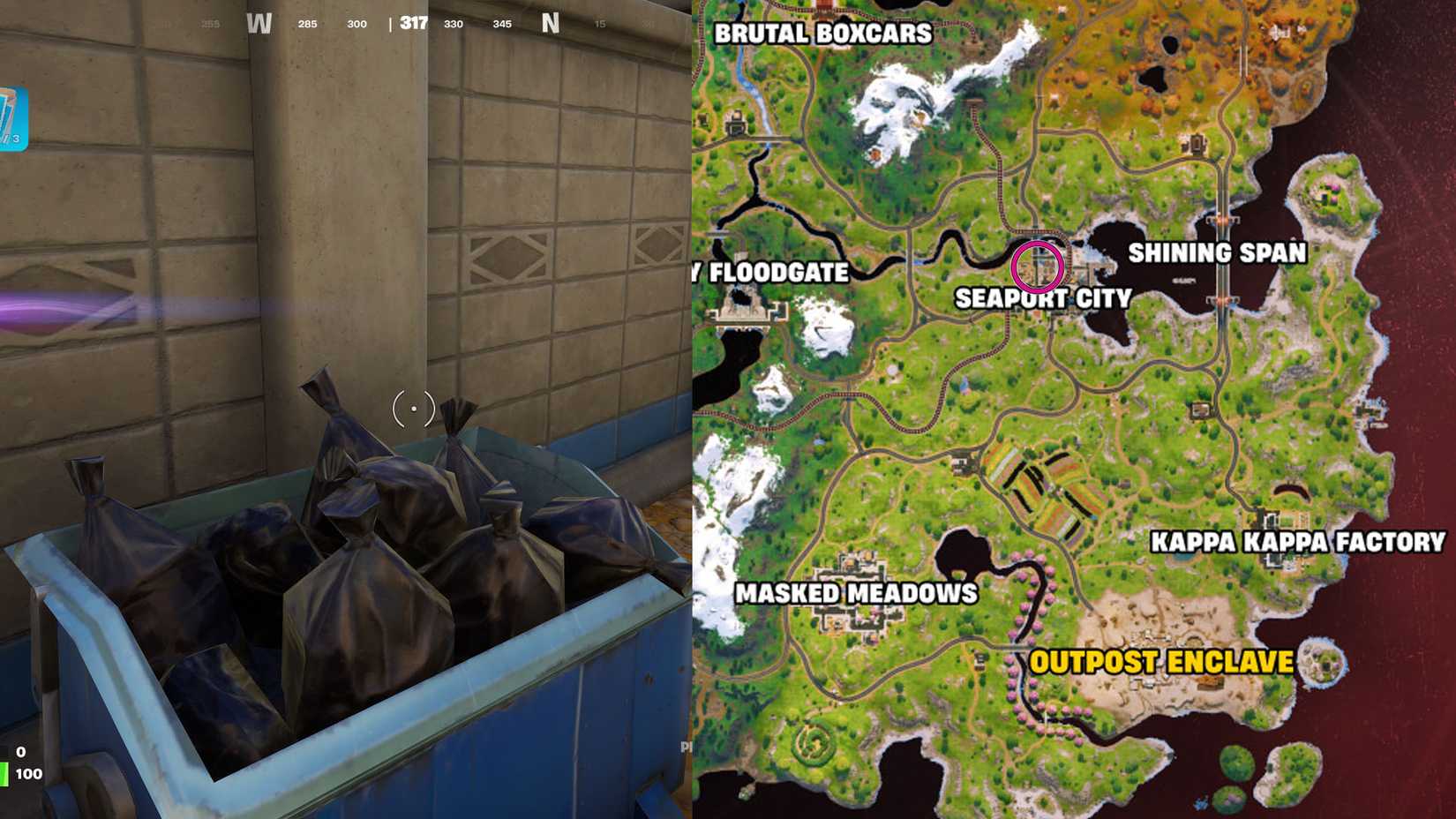 How to hide in hiding spots in Fortnite